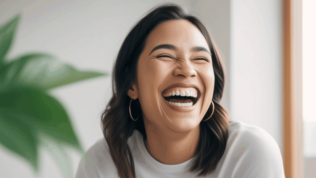 マインドフルネスで笑顔になる